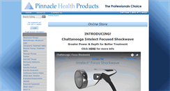 Desktop Screenshot of pinnaclehealthproducts.com